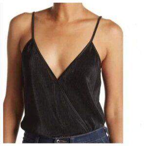 WAYF Ribbed V-Neck Bodysuit‎ Black XL